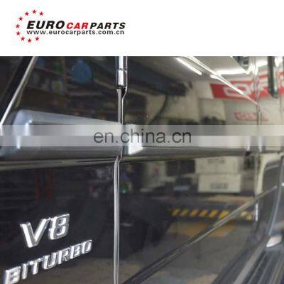 2019 G Class W464 G63 G500 Side Molding Trims for W464 G500 G63 Black and Carbon Finber Molding Trim Kit With AG Logo on it photo-4