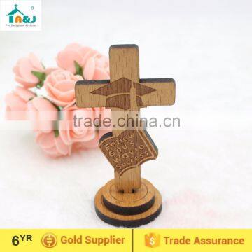 Follow god's way to success wooden crosses