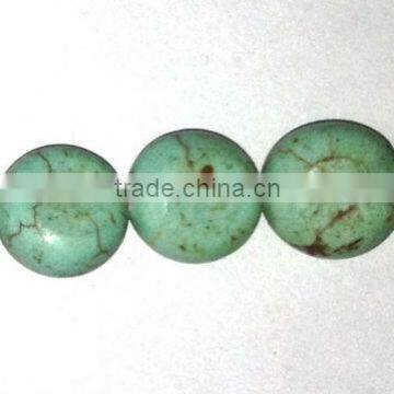 Round Shape Persian Green Turquoise Beads For Handmade Material Fittings For Jewelery Beading Threads