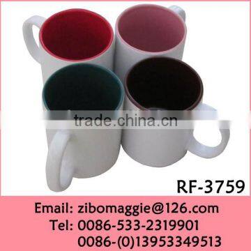 11oz U Shape Best Quality Wholesale Price Colored Porcelain Kids Juice Mug Cup