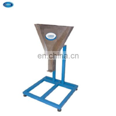 Factory sale V funnel test apparatus for measuring flow ability of fresh self-consolidating concrete