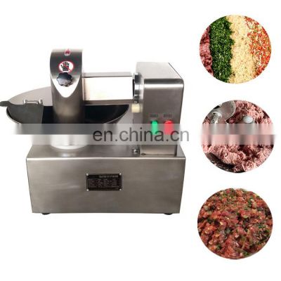 Commercial Use 5L Small Meat Bowl Cutter /Meat Bowl Chopper Vegetable Meat Chopping Machine Sharp and Durable Blades