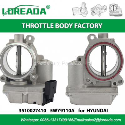 LOREADA Fuel Injection OE 3510027410 35100-27410 For Hyundai Kia Santa Fe II Tucson JM Sonata Rondo Optima Diesel Electric Butterfly Case Throttle Body