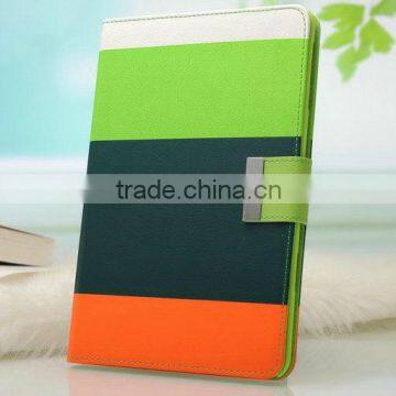 2015 Wholesale Case of China Pretty design wholesale elegant wallet stand case for apple ipad mini with string