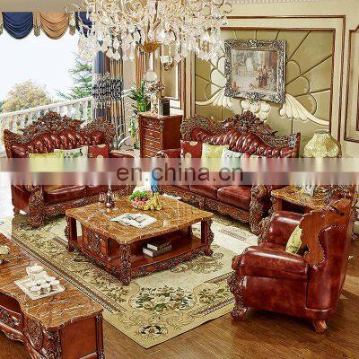 2021 new arrivals Luxury Home Furniture antique Solid Wood Living Room Sofas