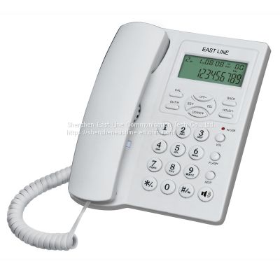 Landline corded phone adjustable volume hands-free home office hotel room telephones