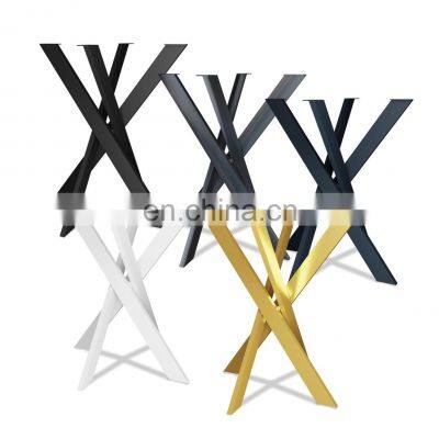 Modern Table Base Round Industrial Restaurant Glass Wrought Coffee Dining Steel Cast Iron Metal Table DIY Furniture Base Legs