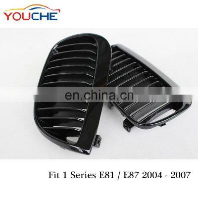 ABS Front Car Grille Grills for BMW 1 Series E81 E87 2004-2007 photo-4