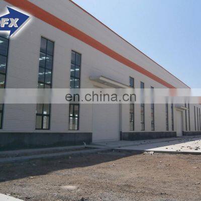 Qingdao modular cheap large steel frame plant workshop shop building in metallic structure