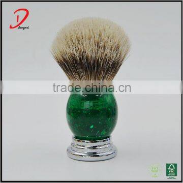 silvertip badger shaving brush,Man soft shaving cleaning brush, custom shaving brush metal & resin handle