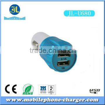 Electronic Manfacturing Company Wholesale 5v 2.1a Dual Usb Car Charger