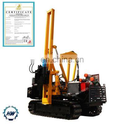 Steel Crawler Hydraulic Hammer Pile Driver Solar Ramming Machine