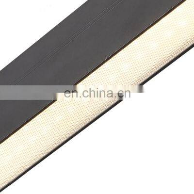 HUAYI High Quality Office Light 20w 30w 36w 50w Recessed Led Linear Light Trunking System Linear Supermarket Pendant Light photo-5