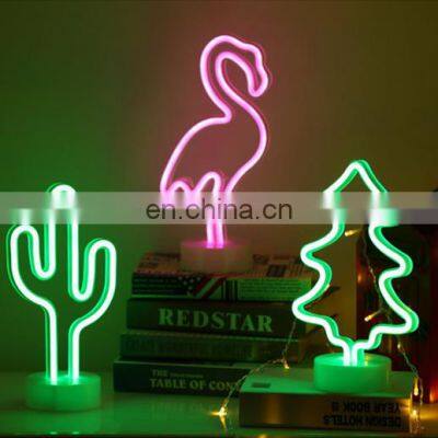 Hot Selling USB&Battery Powered Plastic Led Channel Letter Logo Sign Neon Light for bedroom Wall Decor