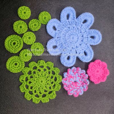 Handcraft garment accessories handmade cotton appliques