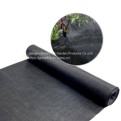 Black Plastic Ground Cover Agriculture Weed Control Fabric For Plant