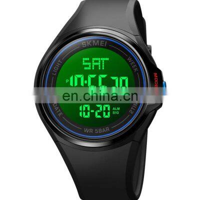 New Arrival Skmei 1810 Black Sport Digital Watch Water Resistant 50 Meters Wholesale Price