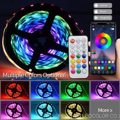 Customized 5050 RGB LED Strip Light Set WS2811 LC8806 5M Colorful 24key LED Strip Kits photo-2