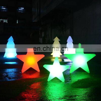 Christmas decoration lighting /Top tree decorate star smart outdoor lights RGB color flashing led Christmas light decoration