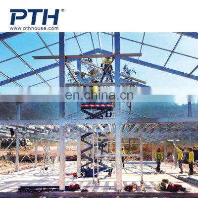 Недорогая сборная двухствольная стальная конструкция временного лагеря. Легкая конструкция. photo-4