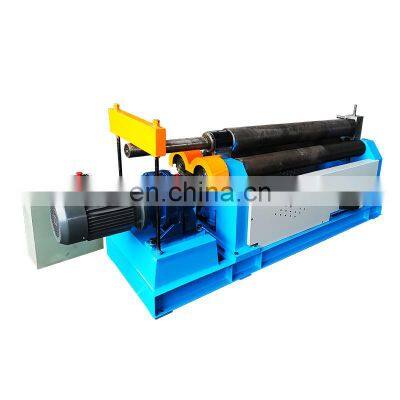 W11 6X2000 factory price mechanical three-roller symmetrical plate rolling machine