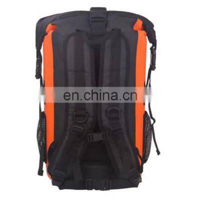 Рюкзак-сухой мешок с водонепроницаемым покрытием на 15 л, 20 л, 25 л, 40 л, 50 л, 60 л, 80 л с индивидуальным логотипом для рыбалки, походов и плавание на воде photo-4