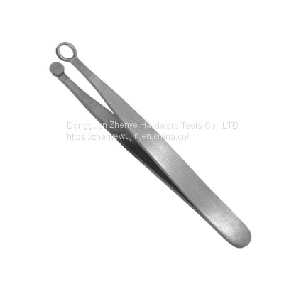 Annular nose pore trimming artifact manual stainless steel round nose hair scissors nose hair clip forceps men