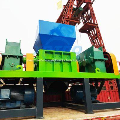 2022 New Type Double Shaft Cardboard Waste Book Paper Shredder Recycle Waste Plastic Waste Plastic Rubber Products