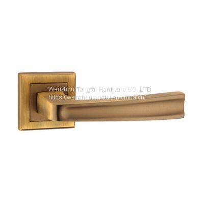 Popular New Design Good Quality Zinc Alloy/zamac/zamak/aluminum Door Handle for European Door Lock