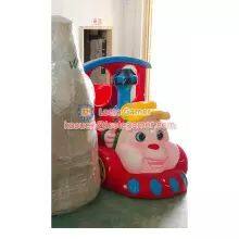 Guangdong Zhongshan Taile Indoor and Outdoor Coin-operated Self-service Rocker Glass Fiber Reinforced Plastic Rocker Cartoon Train Steering Wheel Music Child Seats photo-2