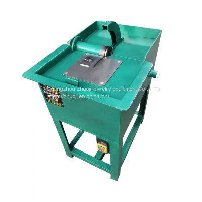 Precision Small Gem Cutter Machine 10 Inch Lapidary Rock Cutting Saw for Jewelry Making & DIY, Dual Voltage 220V/380V, Steady Cutting No Vibration