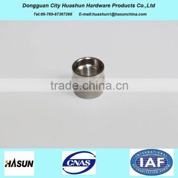 2015 China supplier Stainless Steel Knurled Threaded Coupling