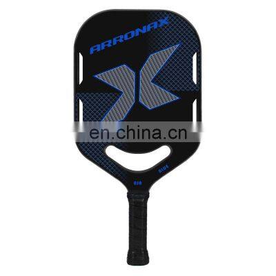 USAPA Approved Raw Carbon Fiber and PP Honeycomb Core Custom Core and Surface Pickleball Paddle