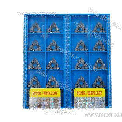 16IR AG60SMX35 Indexable Tungsten Carbide Threading Lathe Inserts for Threaded Lathe Holder