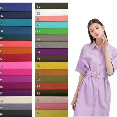 High density poplin plain woven fabric hotel Staff  Wholesale TC 90/10 Polyester Cotton Poplin Fabric TC Popelia