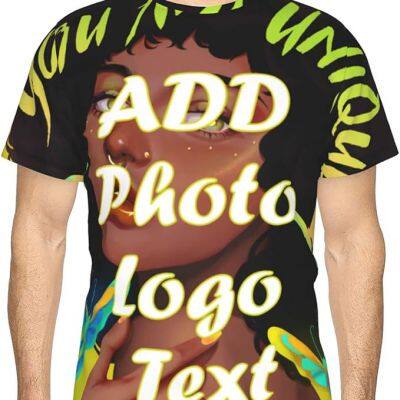 Unisex 3D Custom T Shirts Double-Sided Design Personalized Short Sleeve Tee for Men Women Youth Design Your Own Shirt photo-1