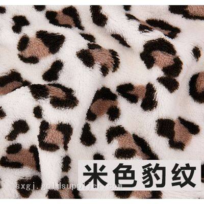 Online 100% Polyester Brushed Printed Flannel Fleece Fabric photo-4
