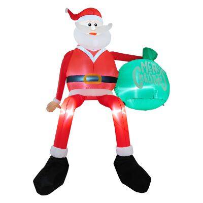 Xmas blow up with Inflatable santa claus – Perfect for Xmas Decor