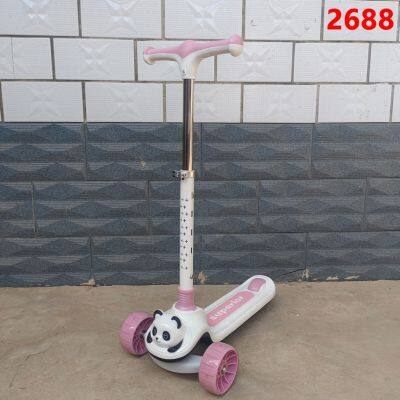 Kids Scooter Kick Scooter Toys Glowing 3-wheel Scooter With Music and Lights photo-2