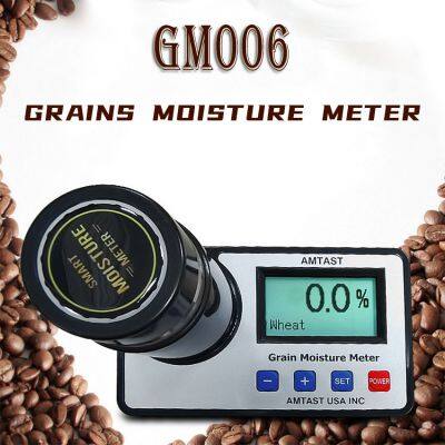 AMTAST GM006 Moisture Meter for Test Cocoa Bean, Coffee Bean, Wheat Maize