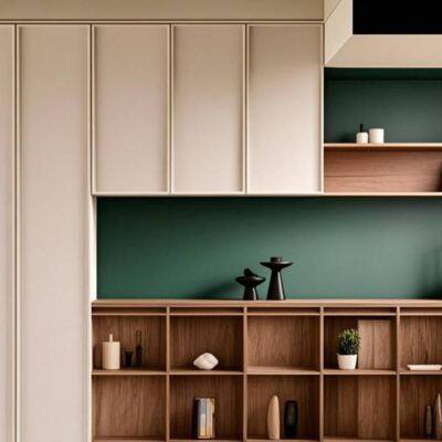 Customized Hangmei Paint-free Solid Wood sm Cabinet Doors - 2.75m One-piece Doors Reaching the Ceiling Without Straightening Devices, Stylized Doors photo-4