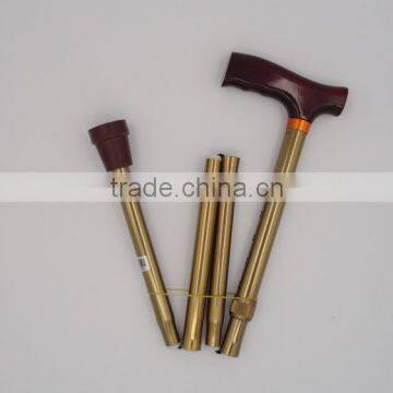 Wooden Cane Walking Sticks Golden Color photo-2