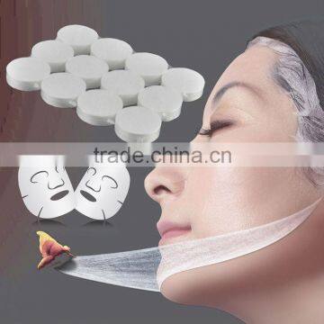 100 percent pulp compressed face mask sheet using with toning water