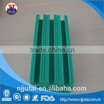 Green plastic guide rail UHMWPE guide sleeves