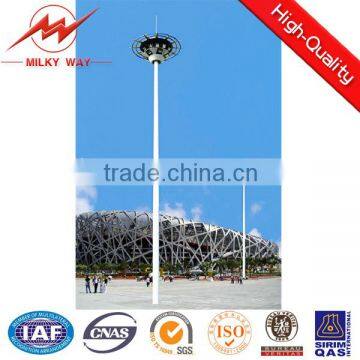 30m 15m high mast steel ploygonal pole