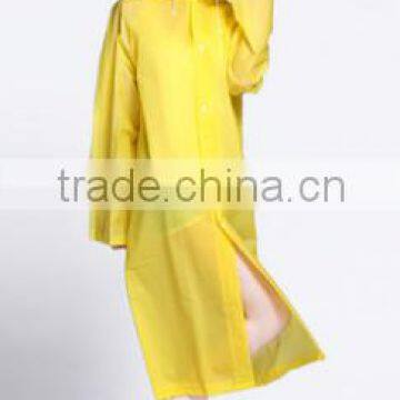 Yellow Rubber Plastic Raincoat Fetish