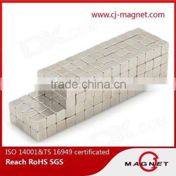 rubik cube N52 neodymium magnet for motor from china