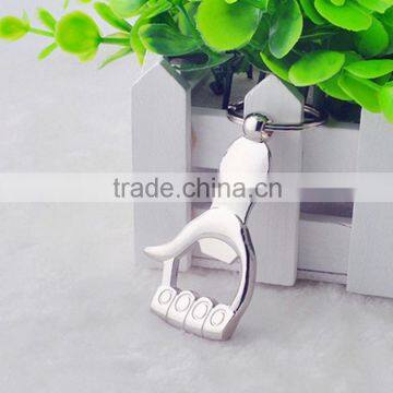 Household Gifts Beer Bottle Can Opener Alloy Hangings Ring Keychain