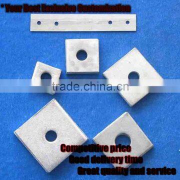 unstandard stamping square flat steel washers