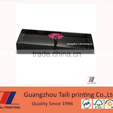 Customized paper boxes black gift boxes custom size